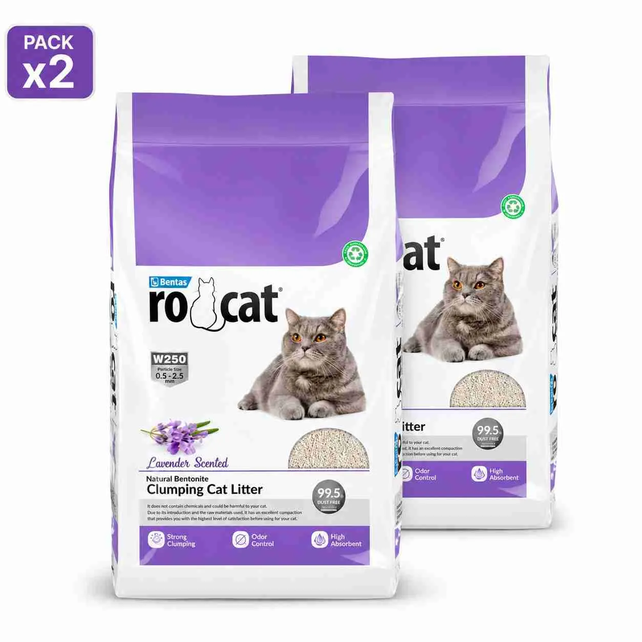 Pack 2 Arena Rocat Lavanda 17kg (2 x 8.5kg)
