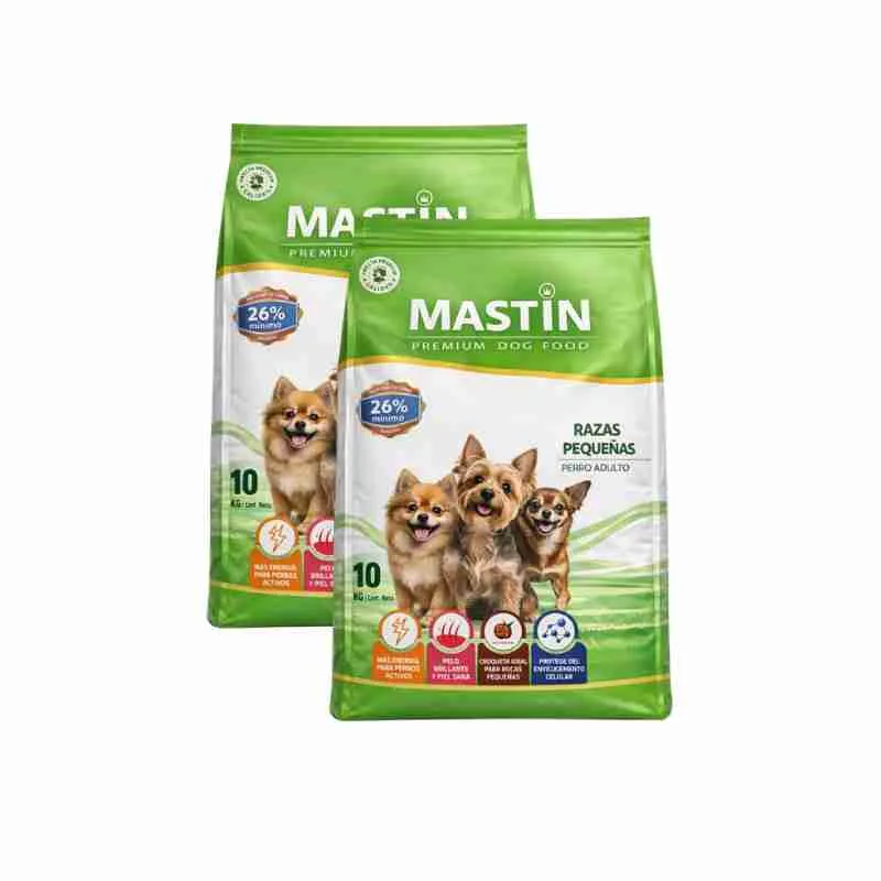 Pack 2 Mastín Adulto Razas Pequeñas 10 kg