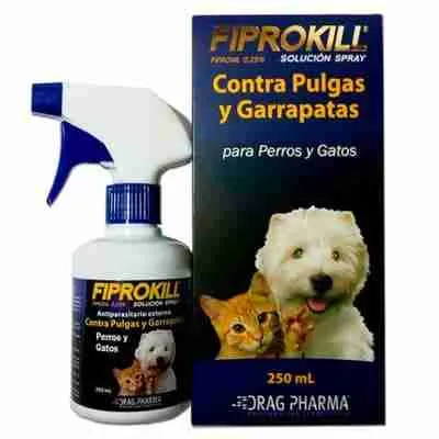 Fiprokill Spray anti pulgas y garrapatas
