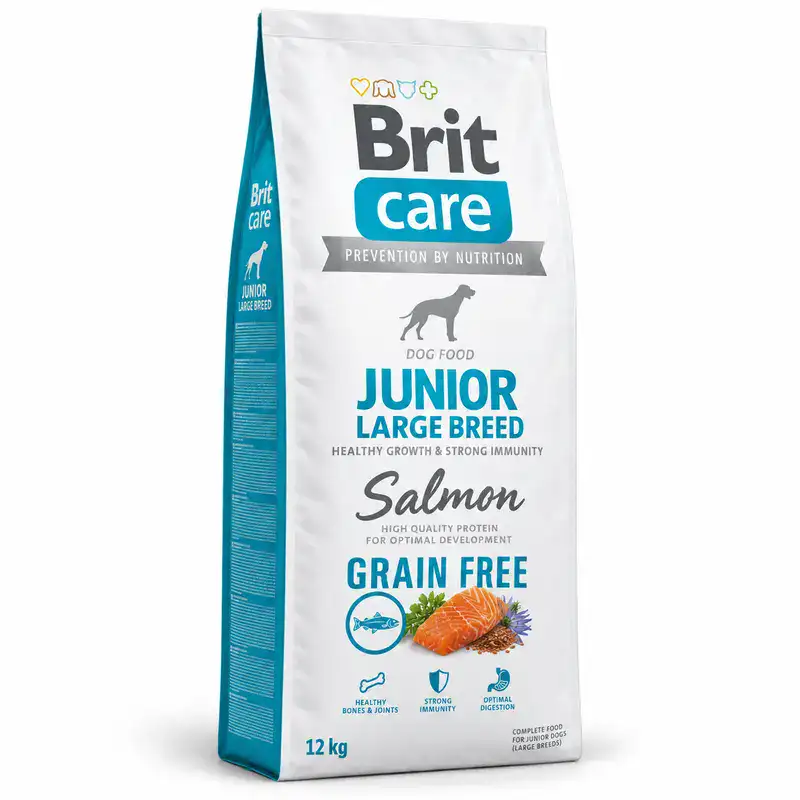 Brit Care Junior Large Breed Salmón Grain Free 12 kg
