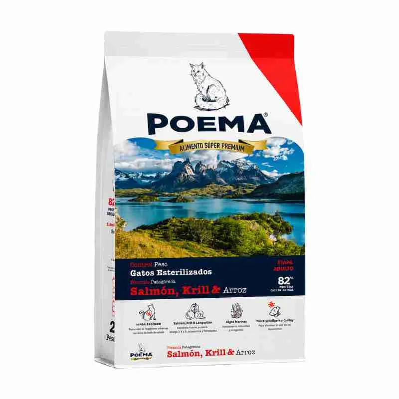 Poema Gato Esterilizado Control Peso 7kg