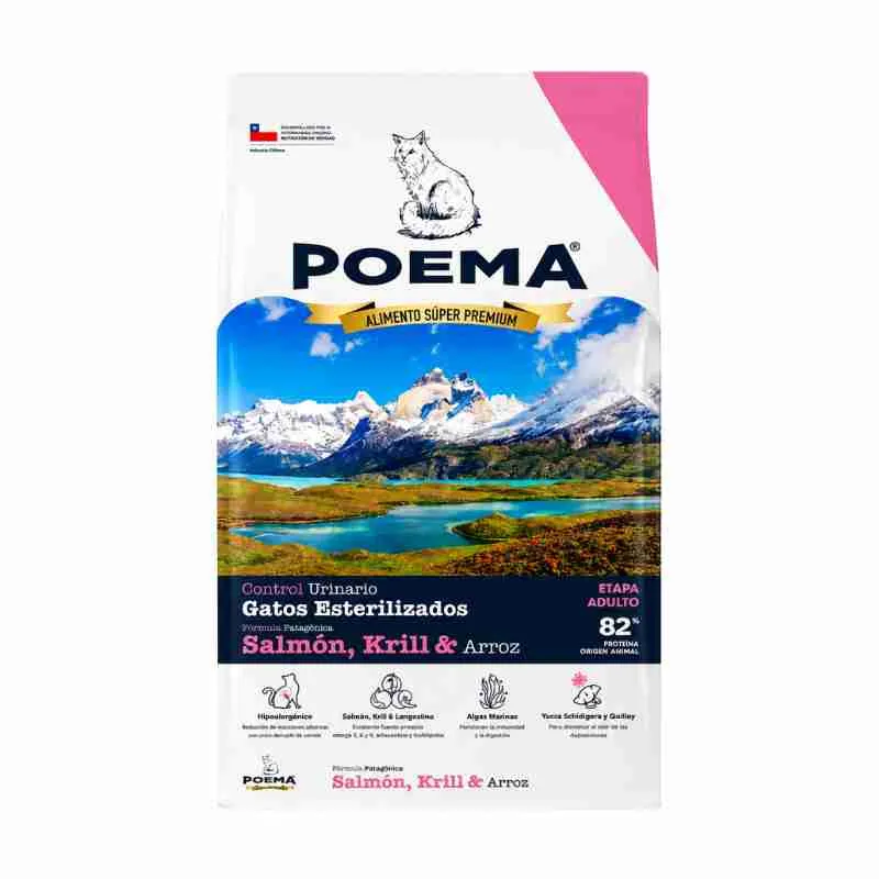 Poema Gato Adulto Esterilizado Urinario 7kg