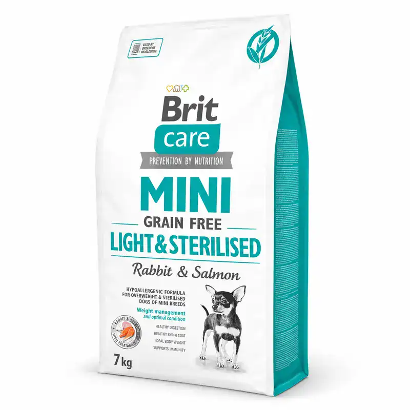 Brit Care Mini Grain Free Light & Sterilised 7 kg