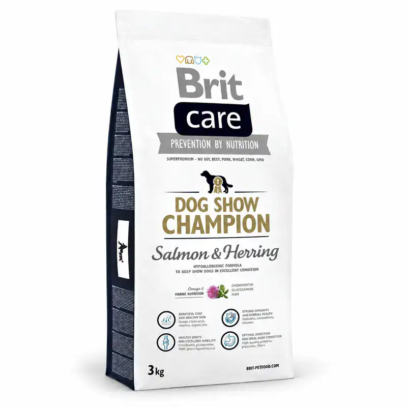 Brit Care Dog Show Champion Salmon y Herring 3 kg