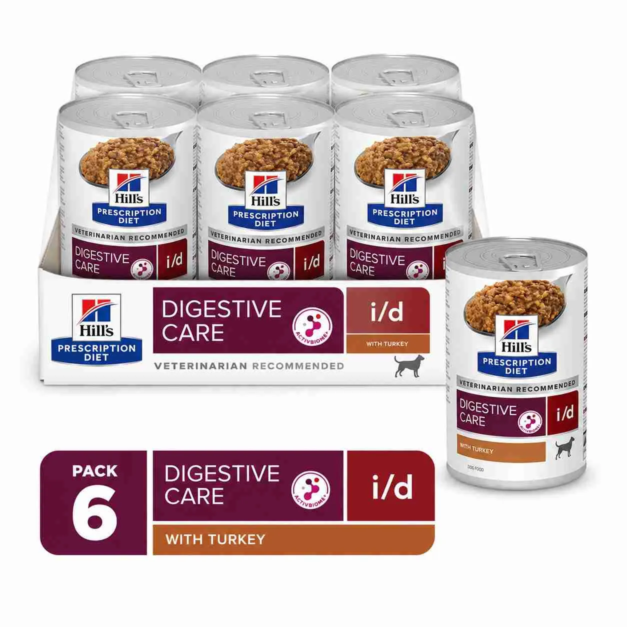 Pack 6 Hills Lata i/d Digestive Care CANINO