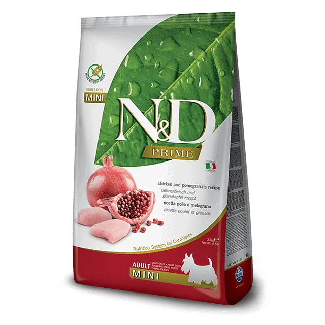 N&D Adult mini breed frango 2,5 kg