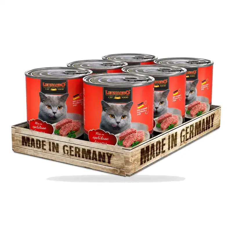 Pack 6 Latas Leonardo Quality Selection Ternera 800 g