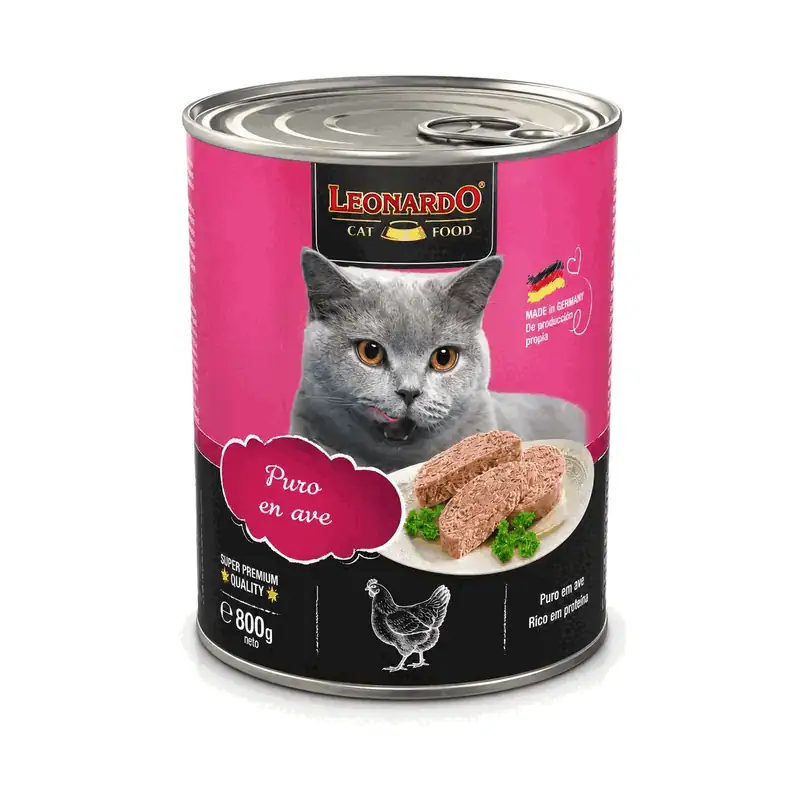 Leonardo Lata Quality Selection Puro en Ave 800 g