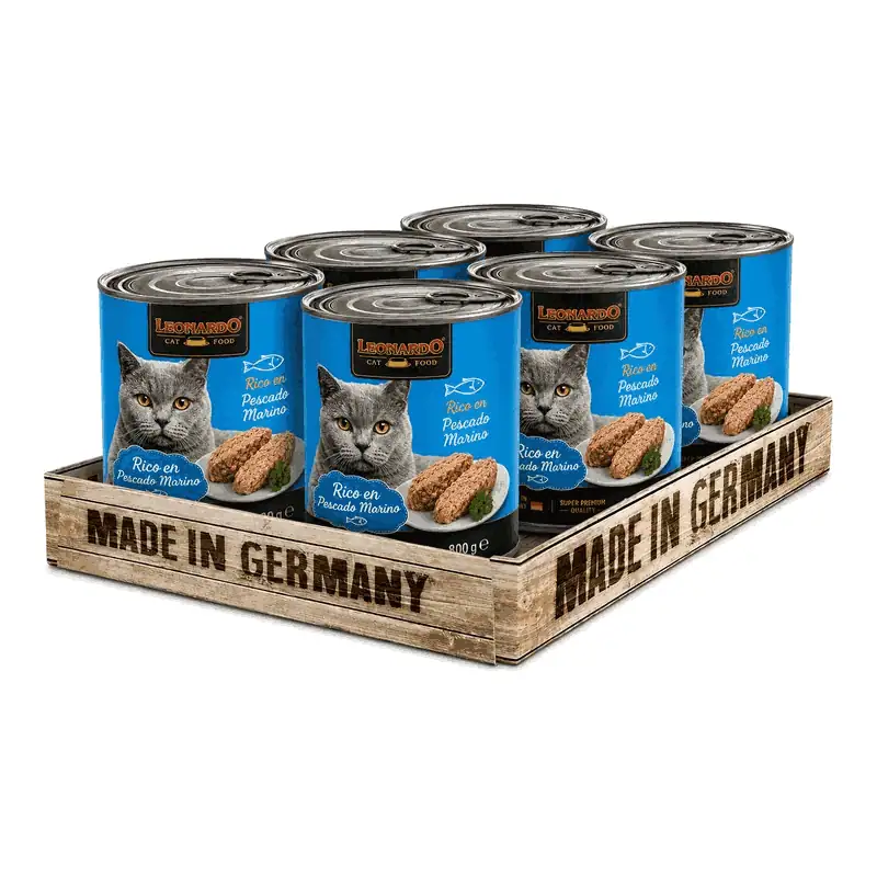 Pack 6 Latas Leonardo Quality Selection Pescado 800 g
