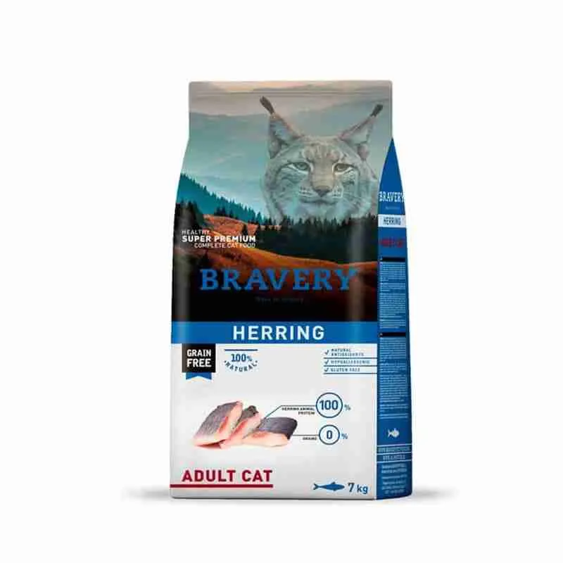 Bravery Gato Adulto Herring