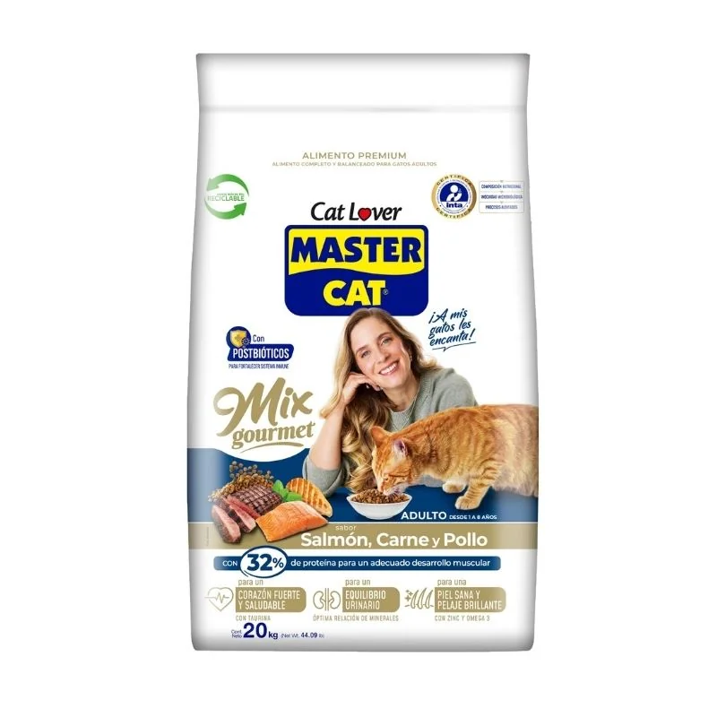 Master Cat Mix Gourmet 20kg- Alimento para gatos