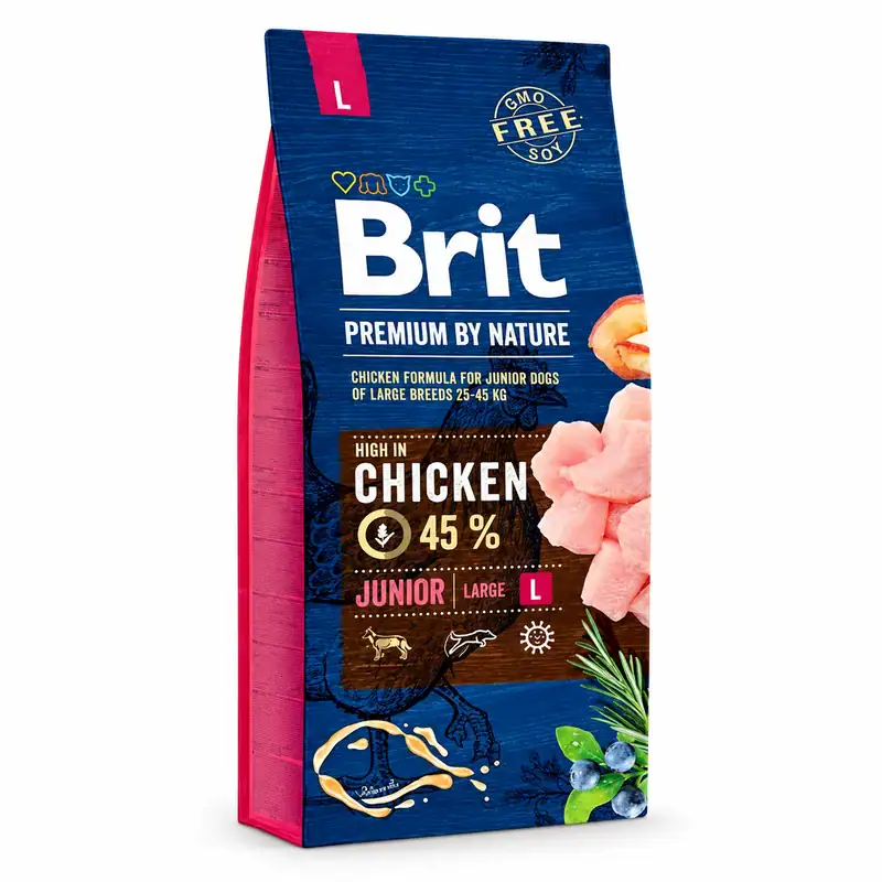 Brit Premium Junior Large 15 kg – Pollo
