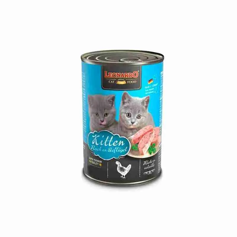 Leonardo Lata Quality Selección Kitten 400 gr