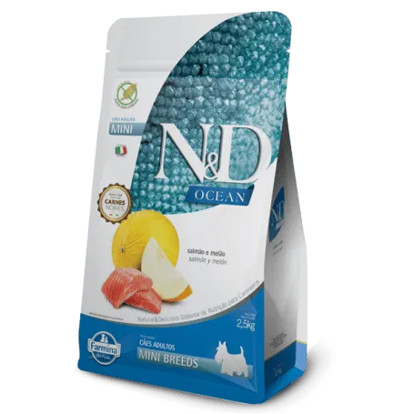 NyD Ocean Perro Adulto Mini - Salmón y Melón 2,5 kg