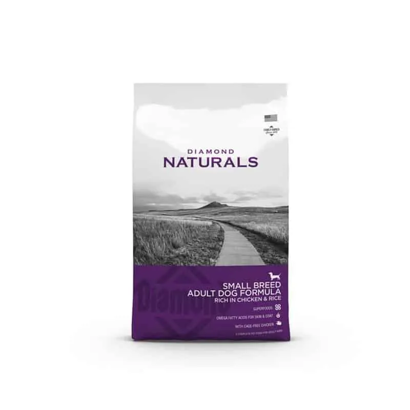 Diamond Naturals- Small Breed Adult Dog - Rich in chicken & Rice