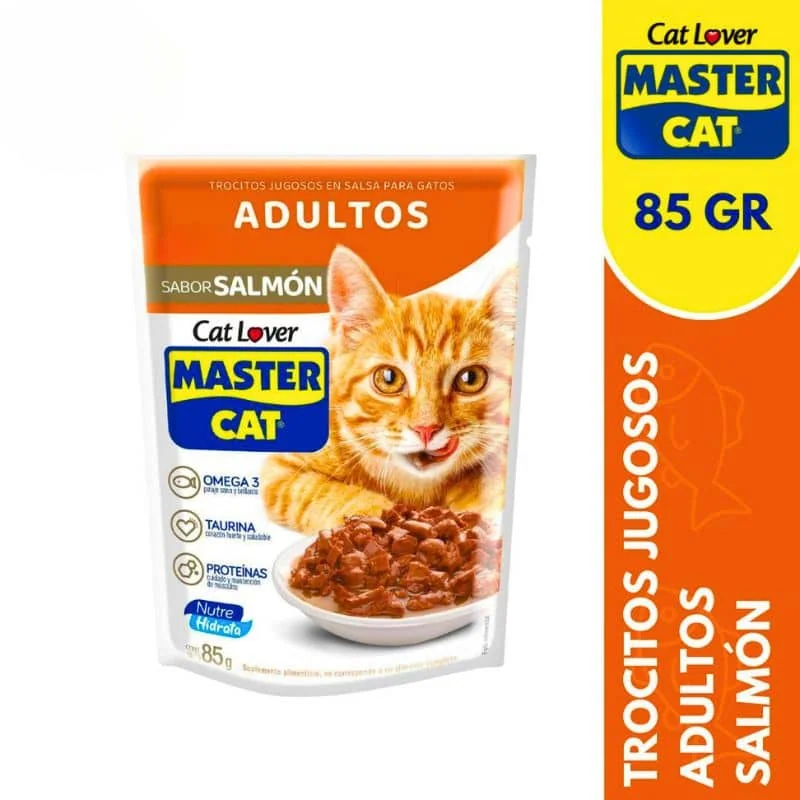 Sachet Master Cat Adulto - Húmedo Sabor Salmón 85gr