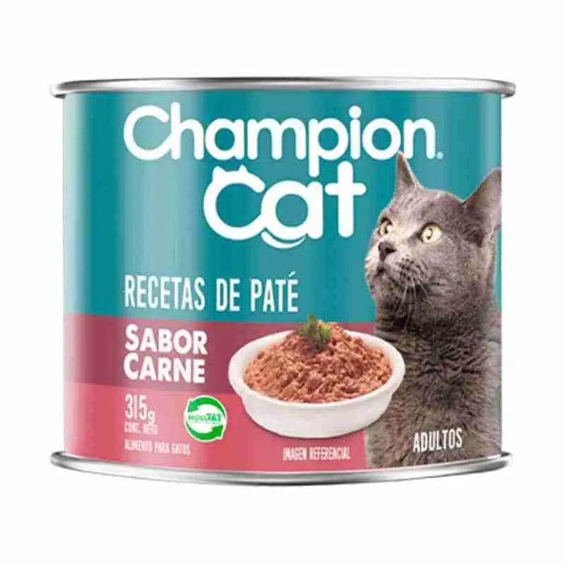Champion Cat Lata recetas de paté sabor Carne