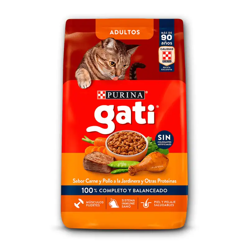 Gati adulto carne y pollo 15 kg
