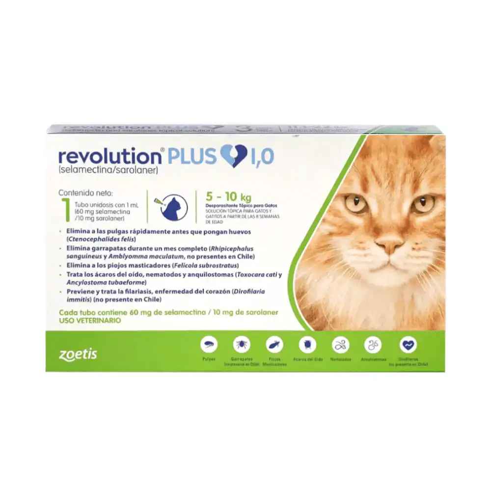 Revolution Plus 1 ml Gatos 5 a 10 kg