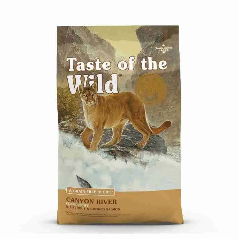 2 kg Taste of the wild Gato- Canyon River Salmón y trucha 2 kg