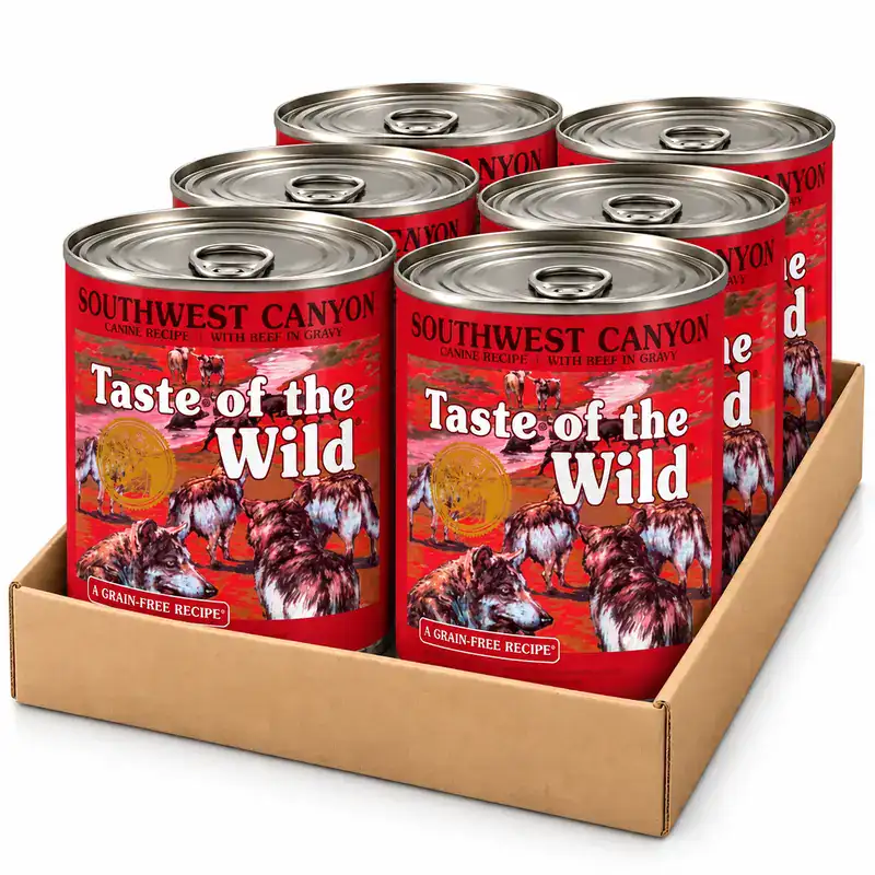 Pack Southwest Canyon — 6 latas Taste of the Wild Ternera 390 g