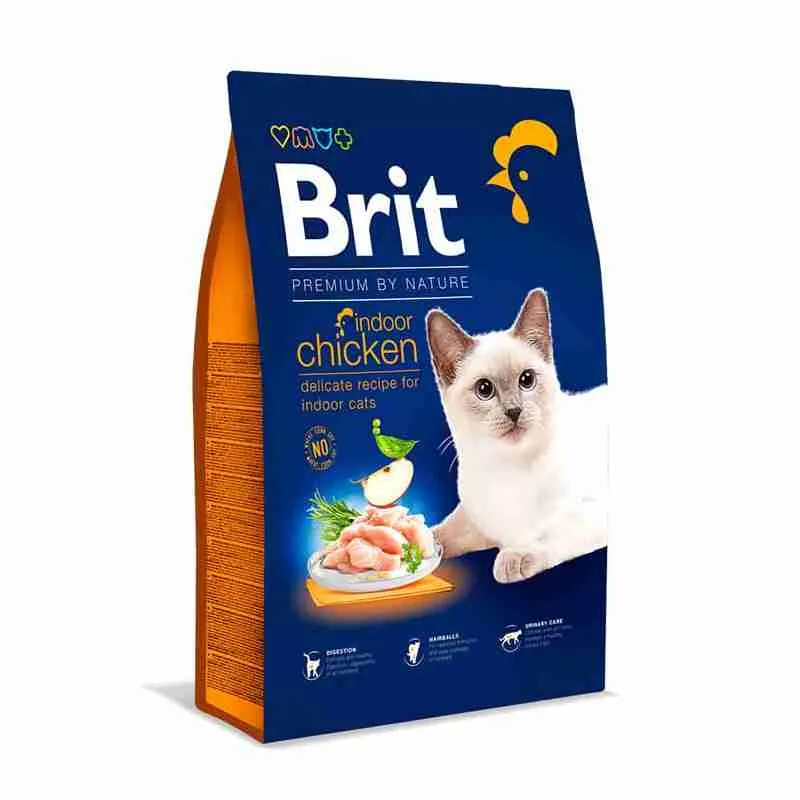 Brit Premium by Nature Cat indoor chicken 8 kg