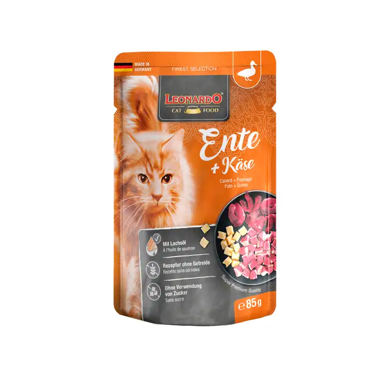 Sachet Leonardo Finest Seleccion Pato y Queso 85 g