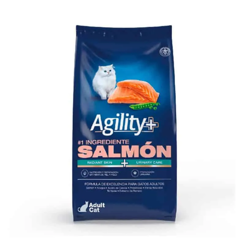 Agility+ Gato Salmón 10 kg