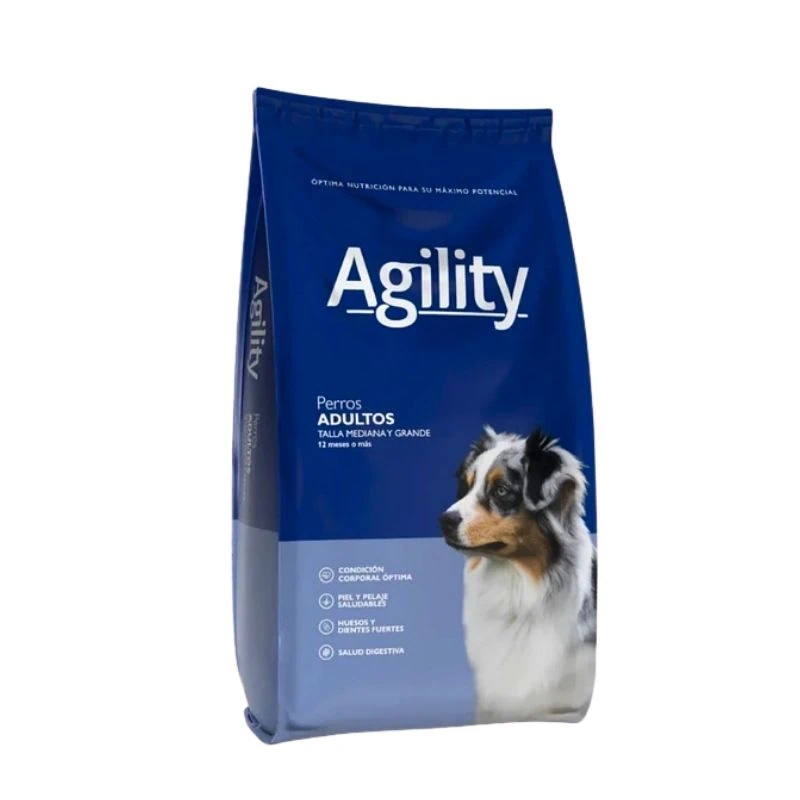 Agility Perro Adulto Razas Medianas y Grandes 20 kg