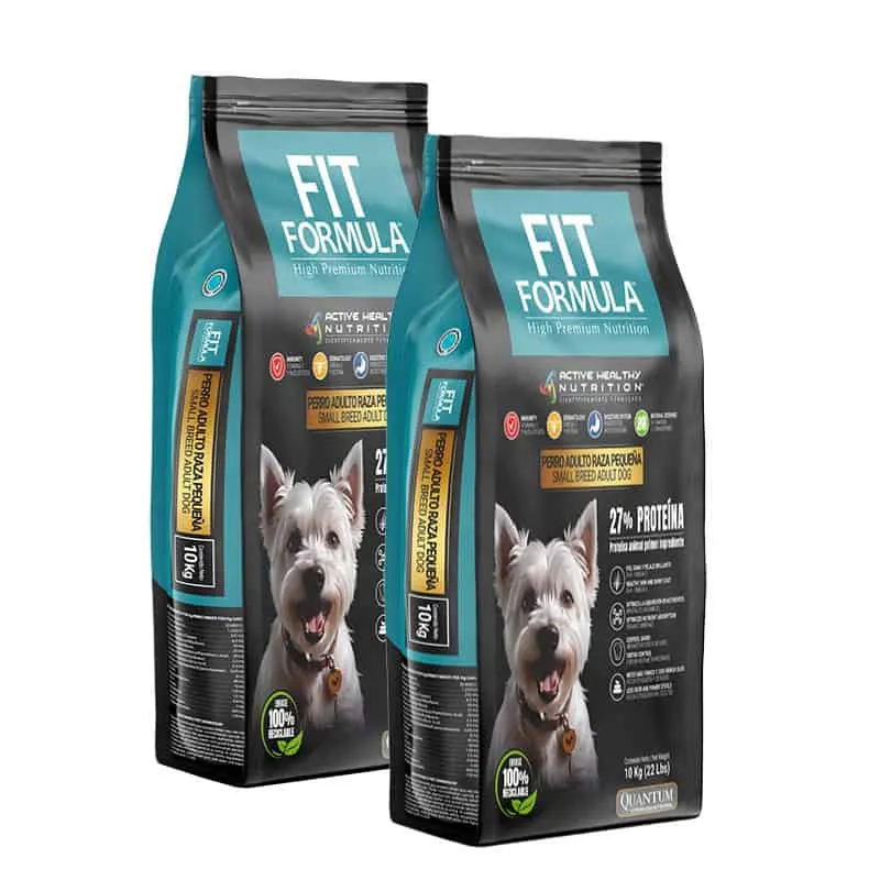 Pack Fit Fórmula Adulto Razas Pequeñas 20 kg