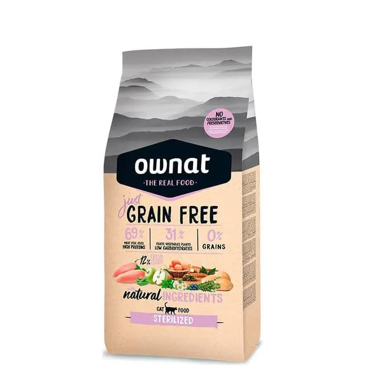 Ownat Just Grain Free Sterilized Cat 8kg