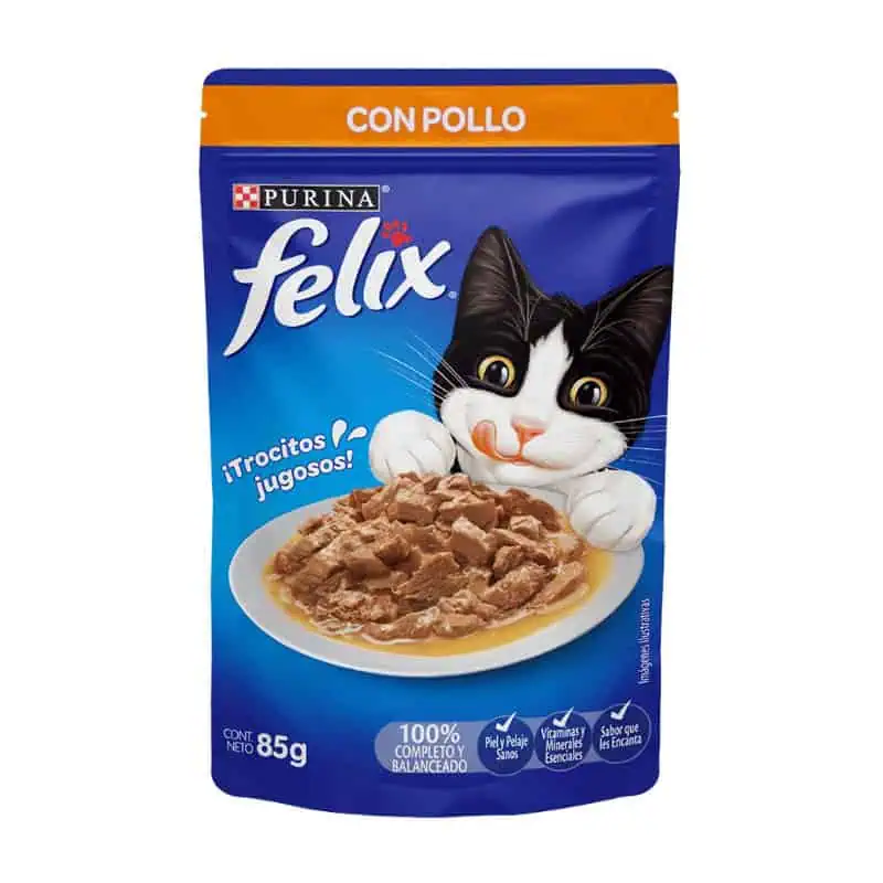 Sachet Felix Sensación Sabor pollo 85 gr