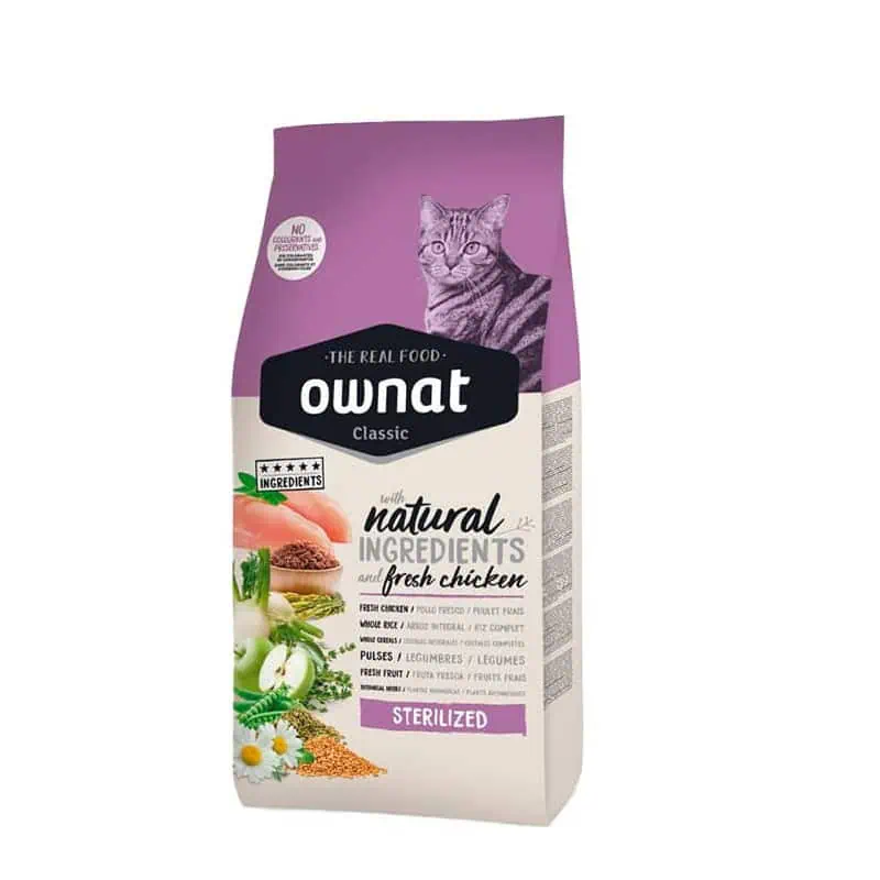 Ownat Classic Sterilized Gato Adulto 4kg