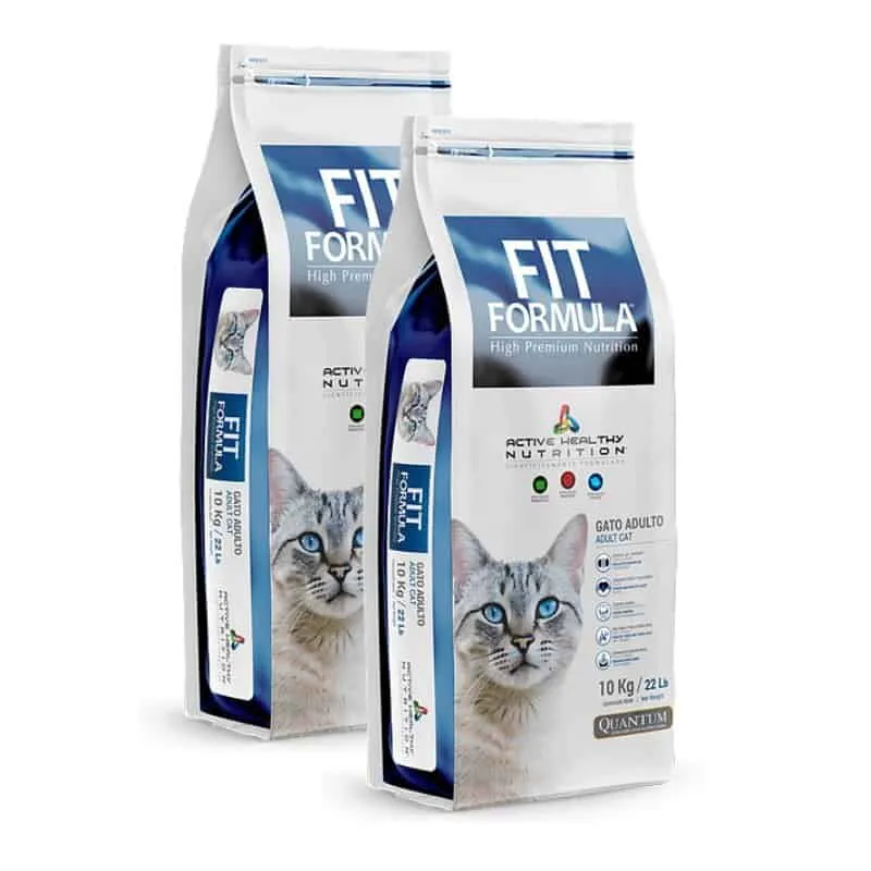 Pack 20kg Fit Fórmula Gato Adulto
