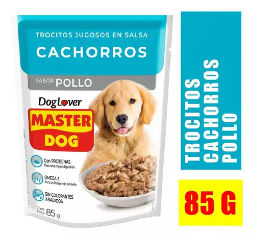 Pack 20 Sachet Master Dog Cachorro - Alimento Húmedo