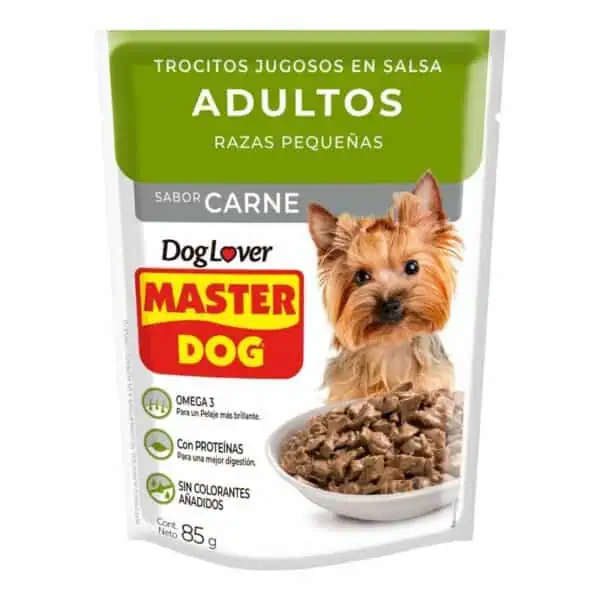 Sachet Master dog razas pequeñas - Alimento Húmedo Perro Adulto 100gr c/u