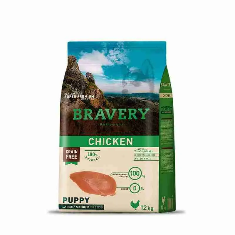 Bravery Perro Puppy Pollo 12 kg