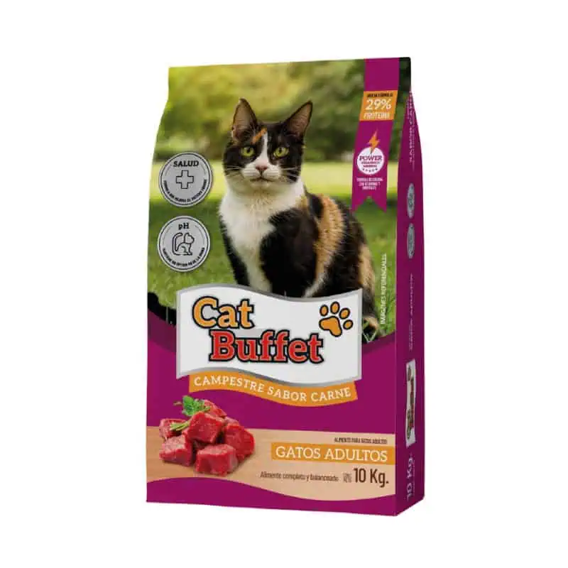 Cat Buffet 10 kg - Alimento para Gatos fórmula mejorada