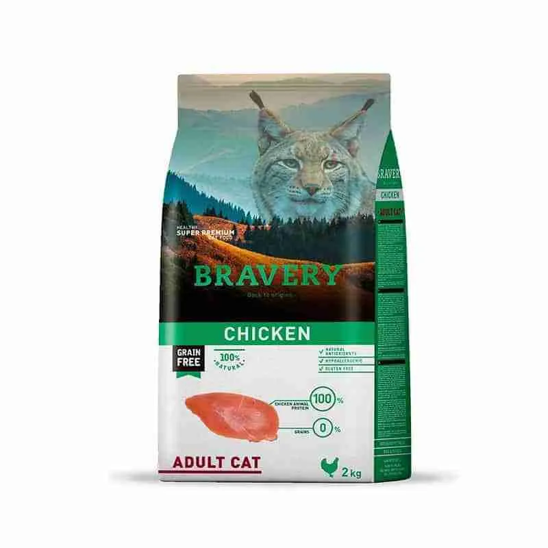 Bravery Gato Adulto - Pollo