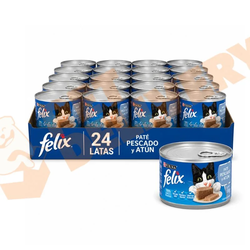 24 unid Latas Felix Sabor Atún 156 gr c/u