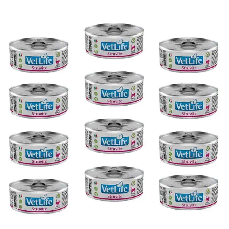 Pack 12 Latas Vet Life Gato Struvite 85 gr c/u