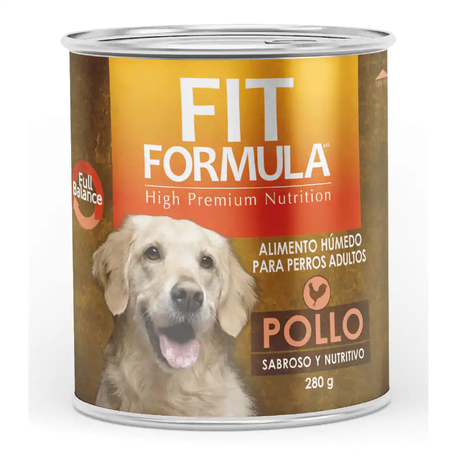 Lata Fit Fórmula Adulto Pollo 280 g
