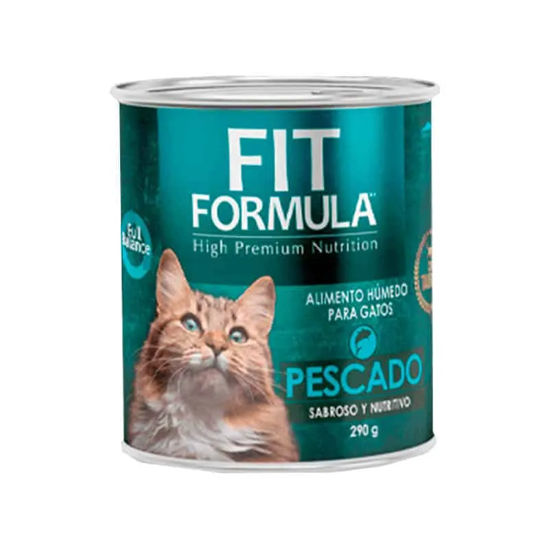 Fit Lata Gato Pescado 290 Gr