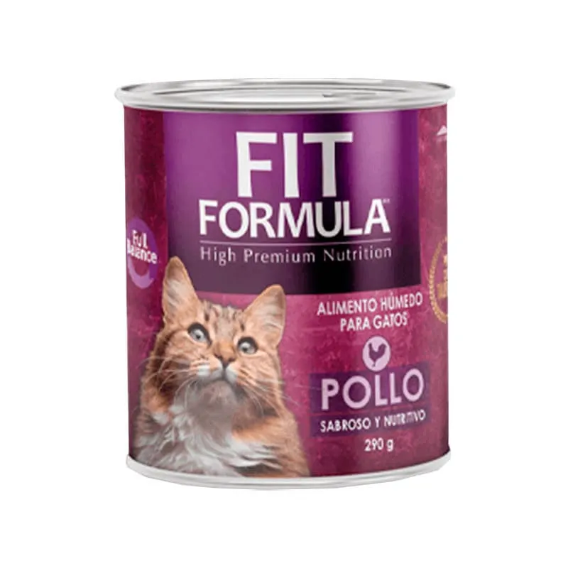 Fit Lata Gato Pollo 290 gr
